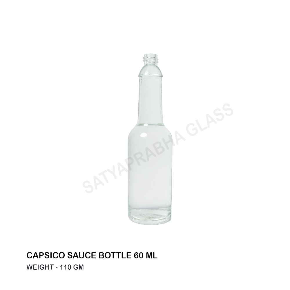 Transparent 60 Ml Sauce Bottle