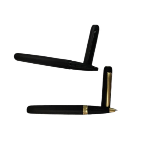 Black Metal Magnet Roller Ball Pen