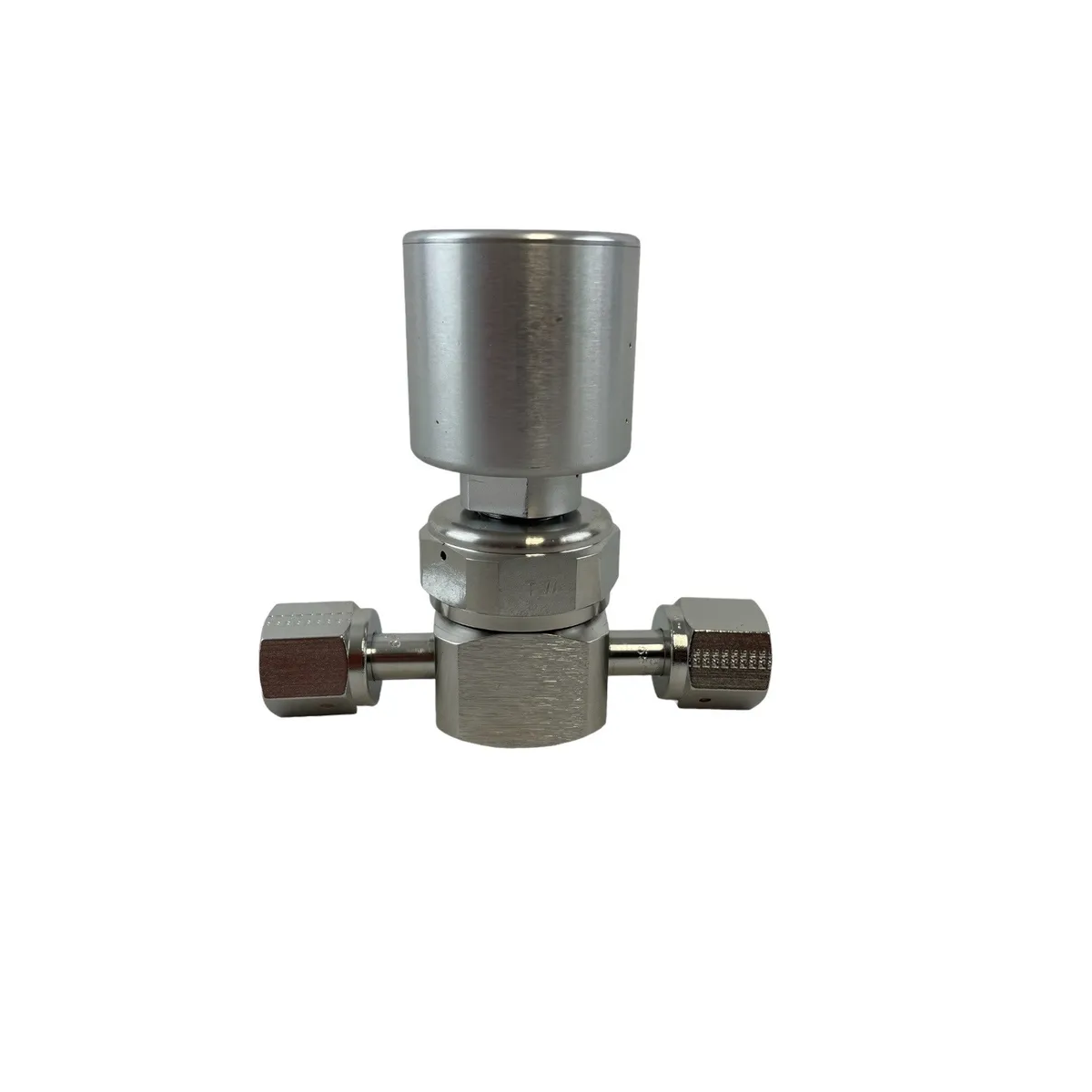 Pneumatic Diaphragm Valve - High Pressure, High Temperature | Silver Metal Seal End, Electropolished, Leak-tight Integrity For Industrial Gas Flow Control