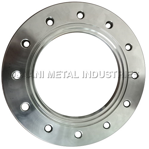 Stainless Steel Customized Flange - Different Size, Round Shape, Silver Finish | Ideal for Industrial Applications