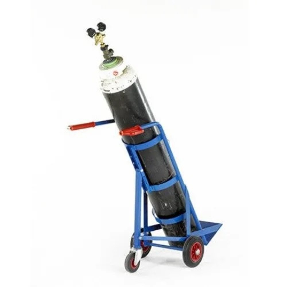 Cylinder Trolley - Mild Steel | Industrial Gas Cylinder Handling Equipment For High Purity And Specialty Gas Management