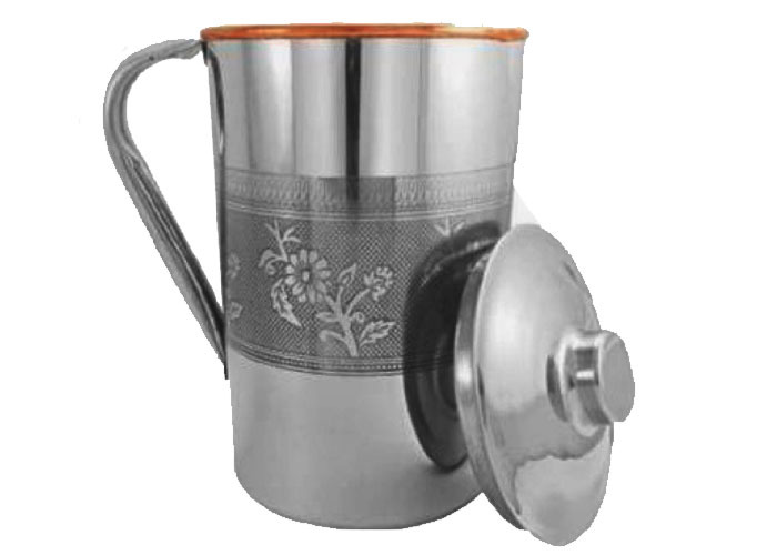 Copper Water Jug - Color: Silver