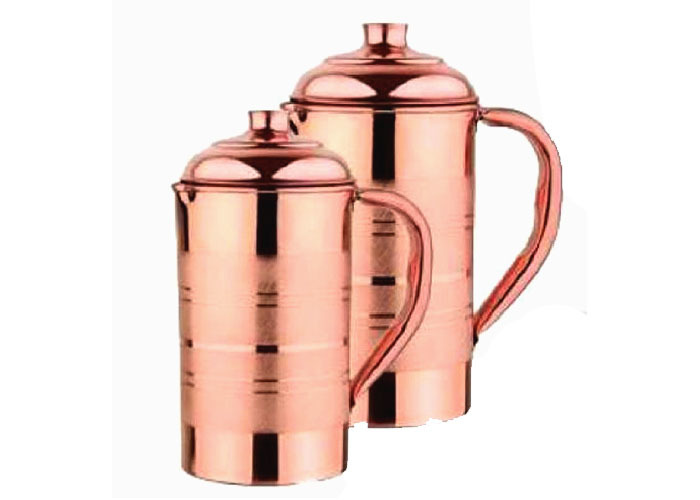 Copper Water Jug - Color: Silver