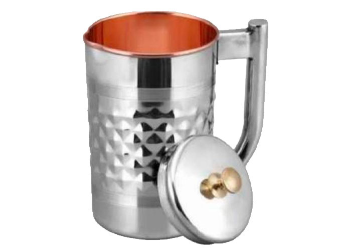 Copper Water Jug - Color: Silver
