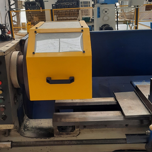 Yellow Lathe Machine Safety Guard