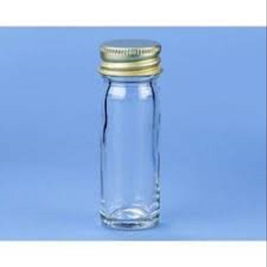 Mccartney Bottle - Borosilicate Glass, 15ml, 20ml, 30ml | Leakproof, Strong Aluminium Screw Cap, Transparent Design For Industrial Use