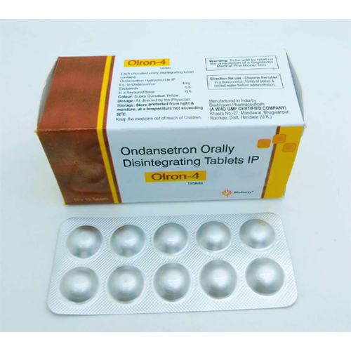 Ondansetron 4 Mg डिस्पर्सिबल टैबलेट (DPCO) सामान्य दवाएं