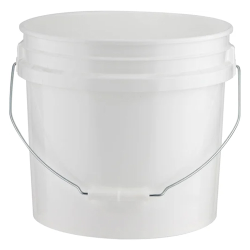 White Plastic Pail - Color: Different Available