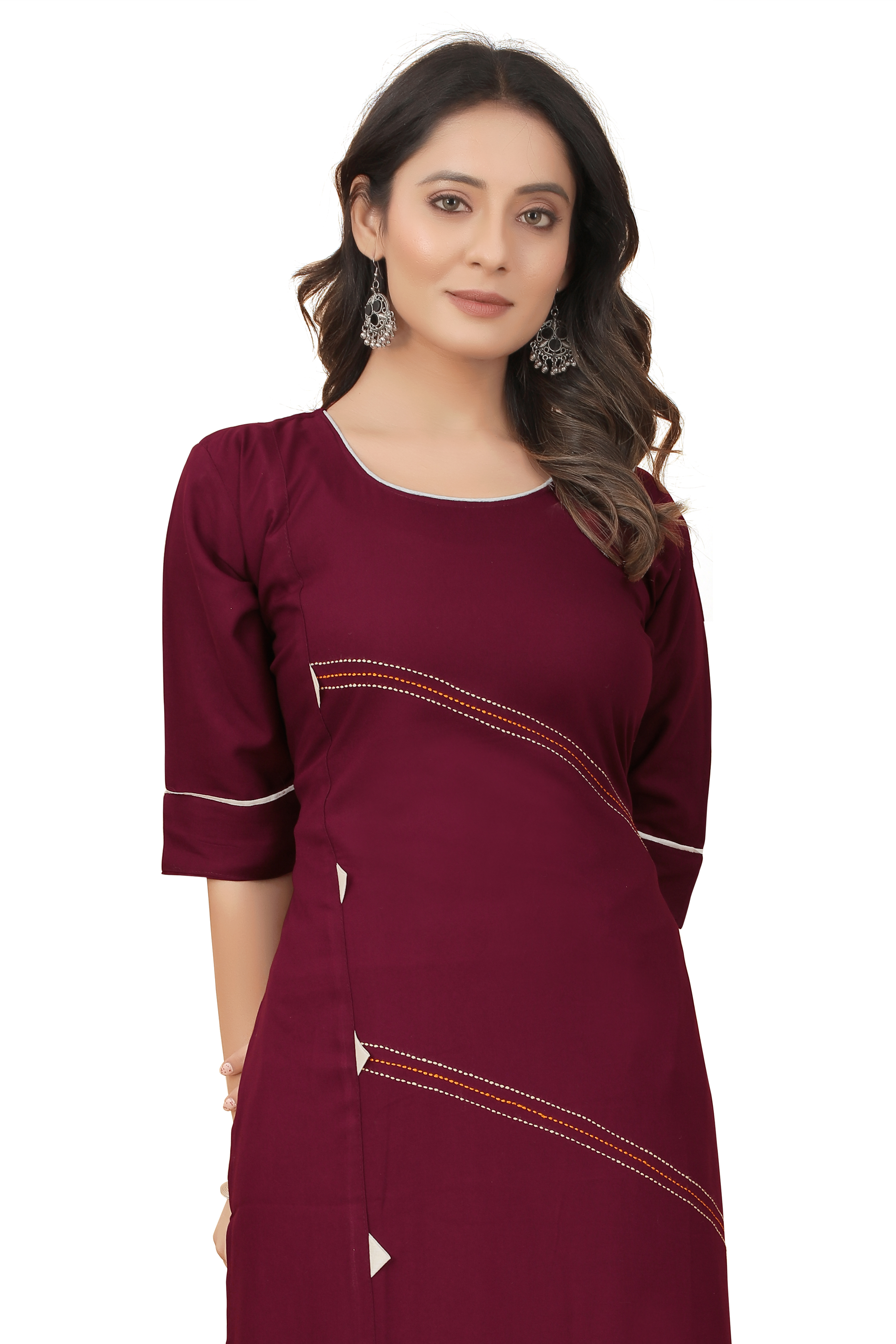 New Look Embroidery Work Kurti