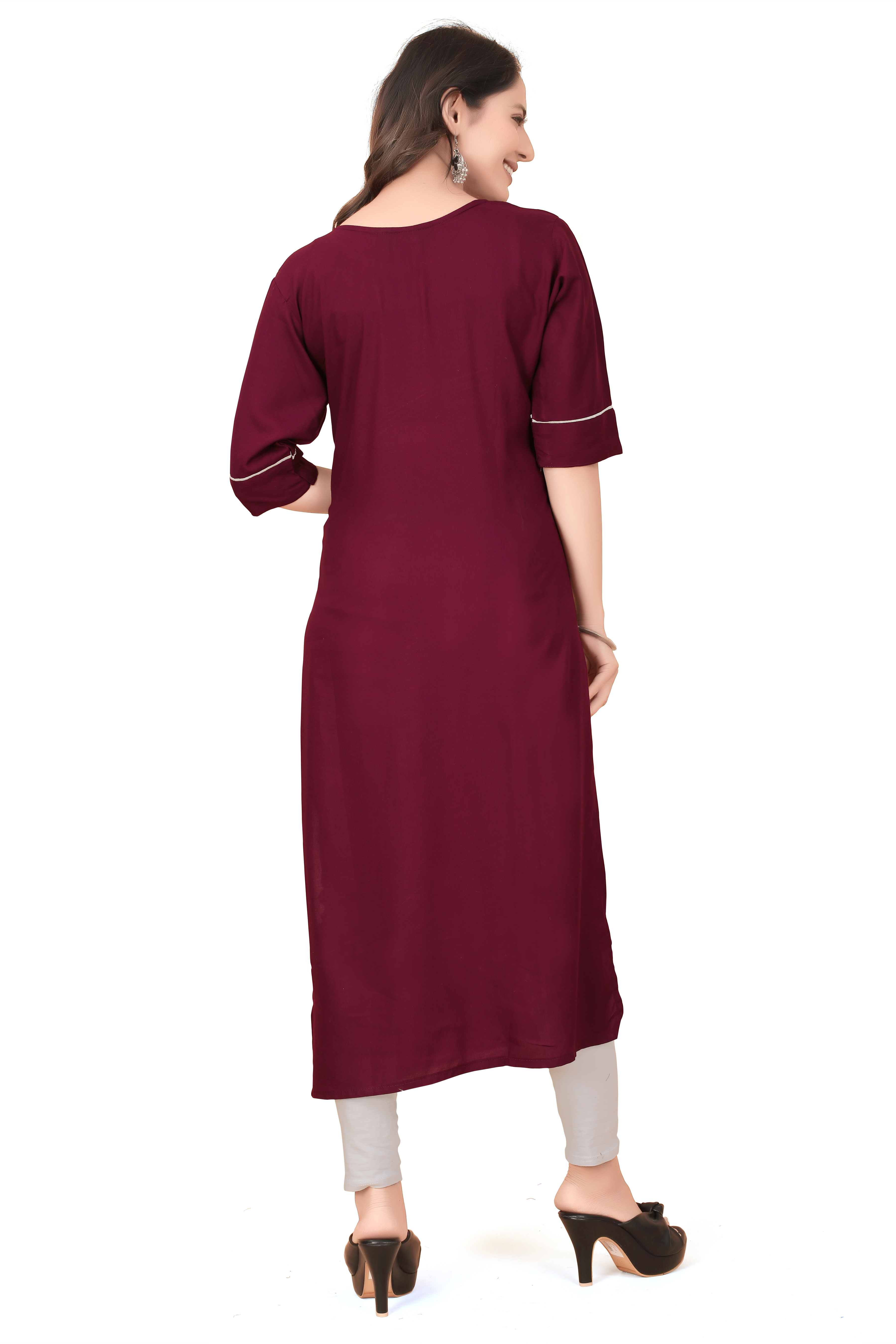 New Look Embroidery Work Kurti