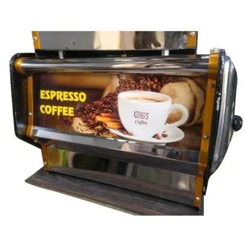 Indian Espresso Coffee Machine - Stainless Steel, 24 Inch Size | 2000 Watt Power, Automatic Operation, 3-Year Warranty, 15 kg Weight