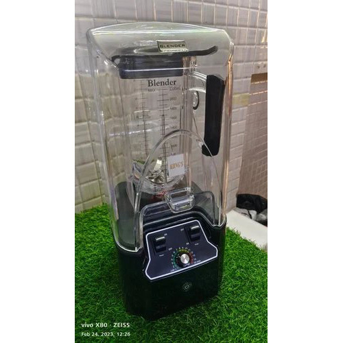Sound Proof Heavy Speed Blender - Fibre Material, 220 Volt Voltage | Automatic Operation, 1 Year Warranty