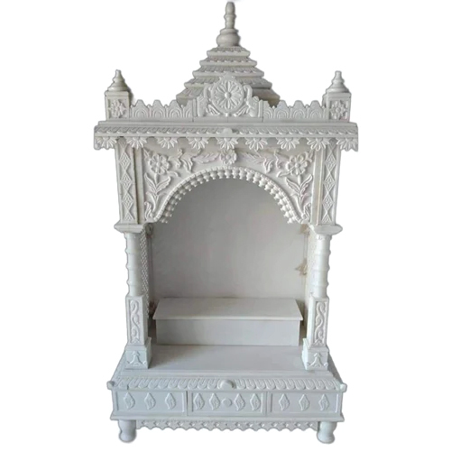 व्हाइट मकराना मार्बल टेम्पल - कादरी संगमरमर और हस्तशिल्प