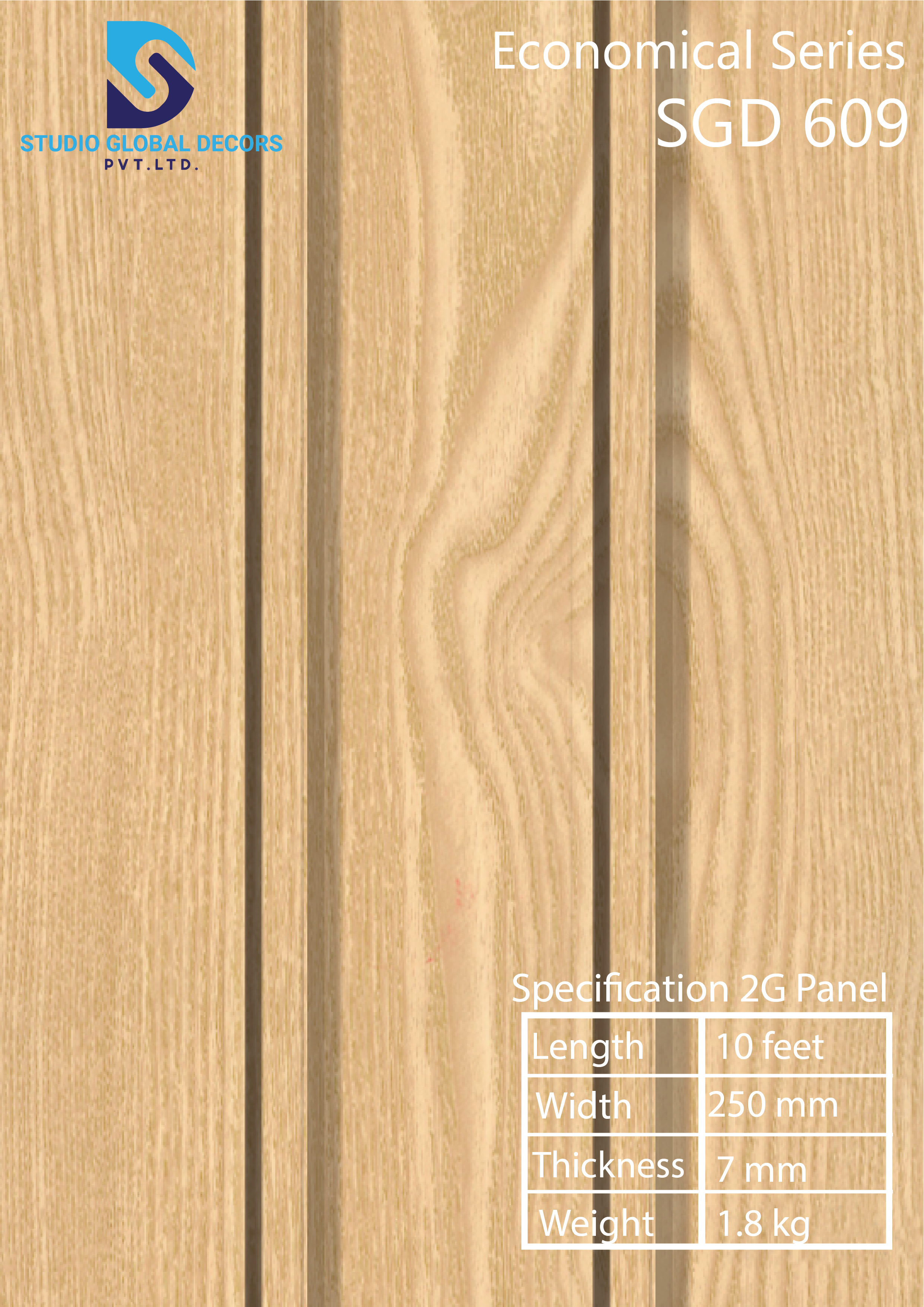 Brown 2g Series Pvc Wall Panel - Color: Having More Than 50 Colors
