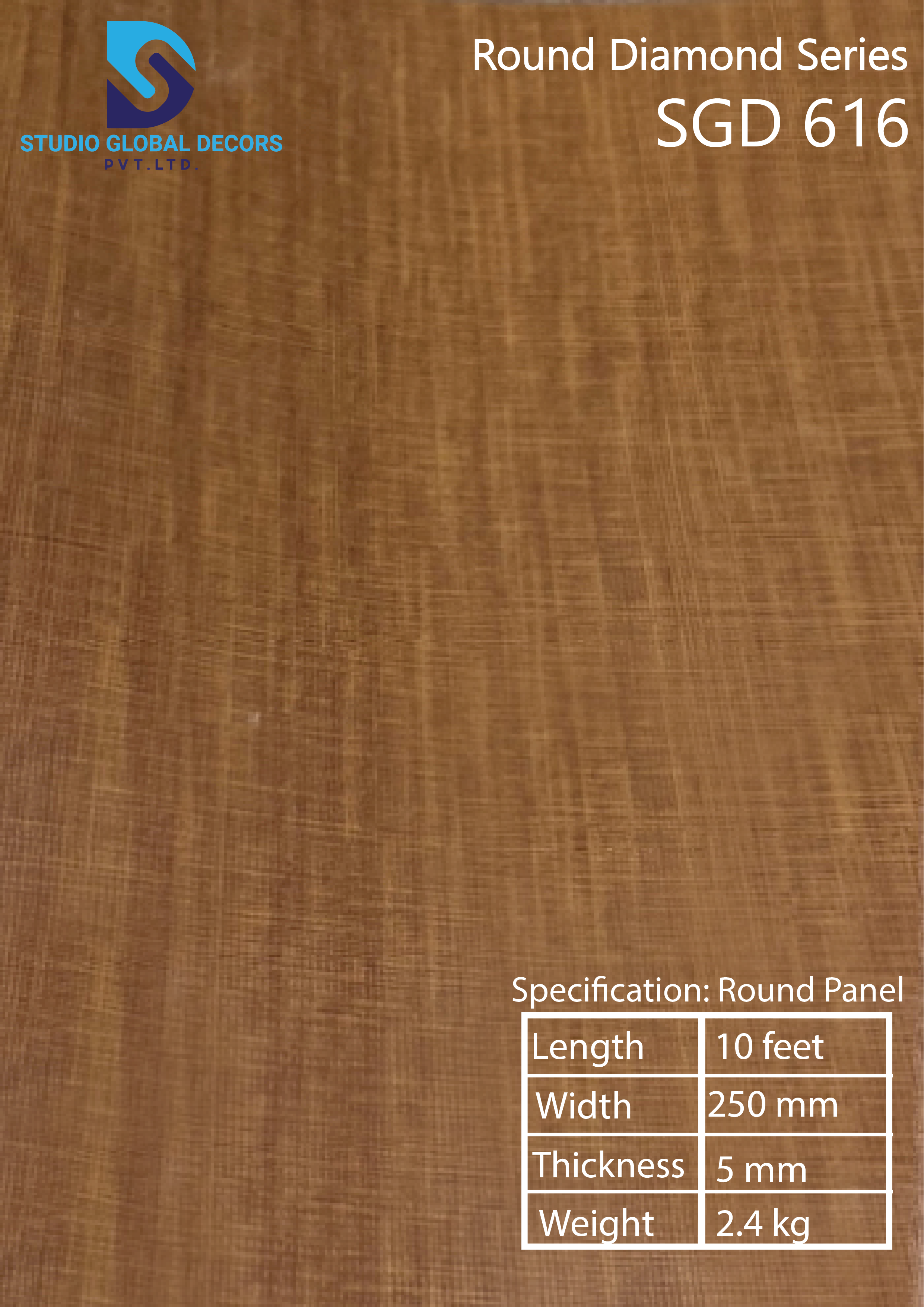 Round Pvc Panel Round Hole Pvc Wall Panel at 400.00 INR in Kolkata | Studio Global ...