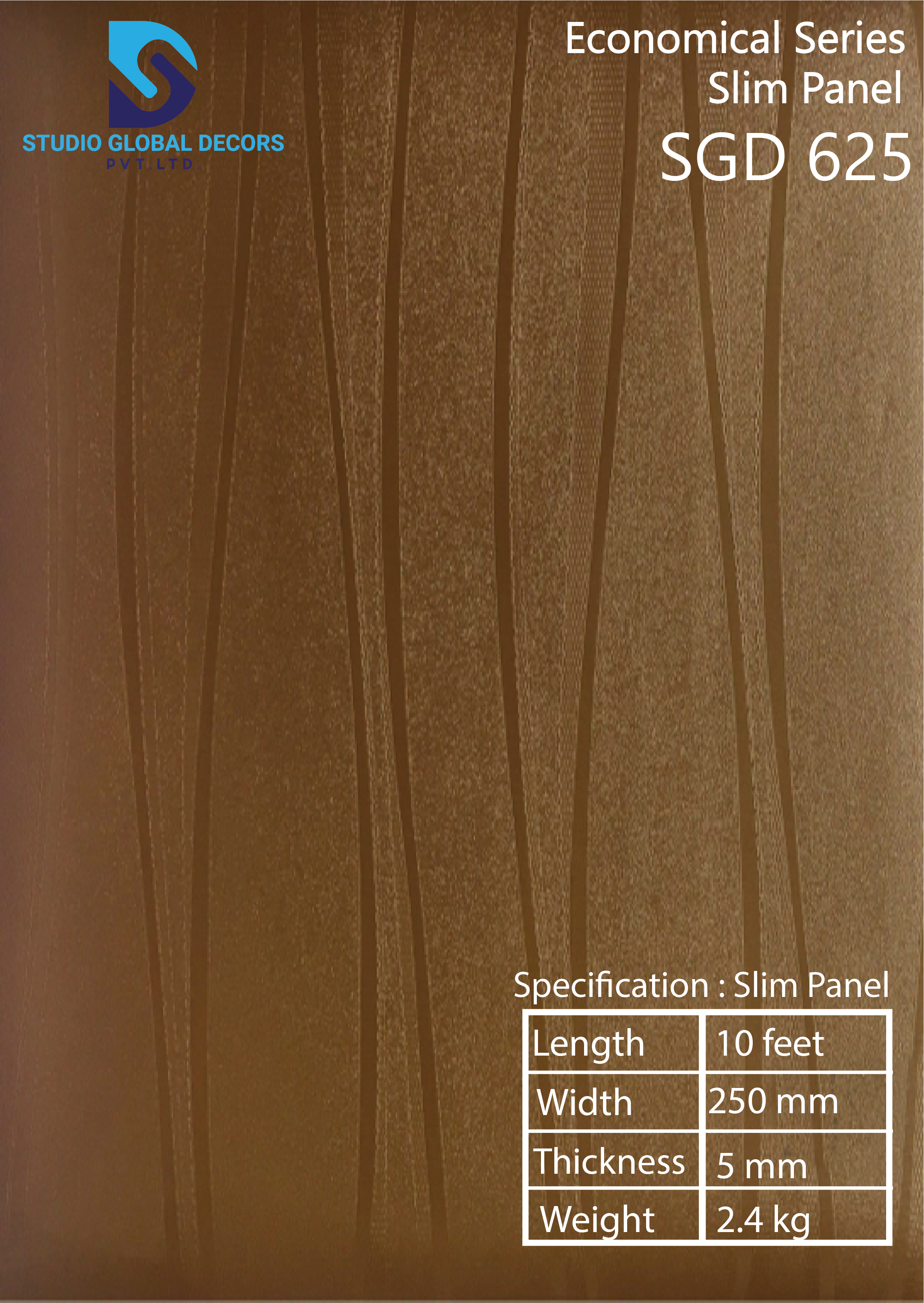 Slim Pvc Wall Panel - Color: Having More Than 50 Colors
