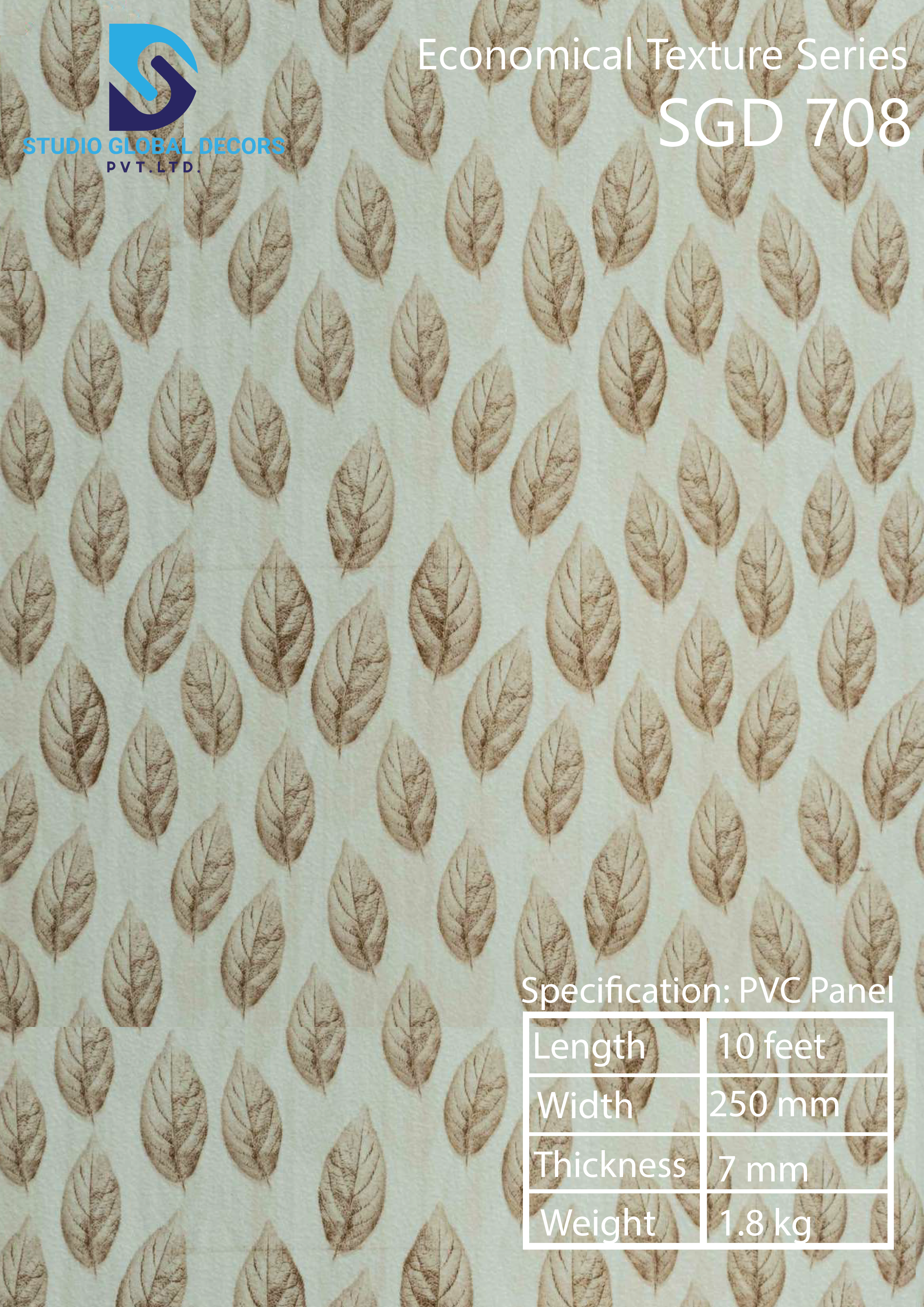 Fire-retardant Printed Pvc Wall Panel - Color: Having More Than 50 Colors