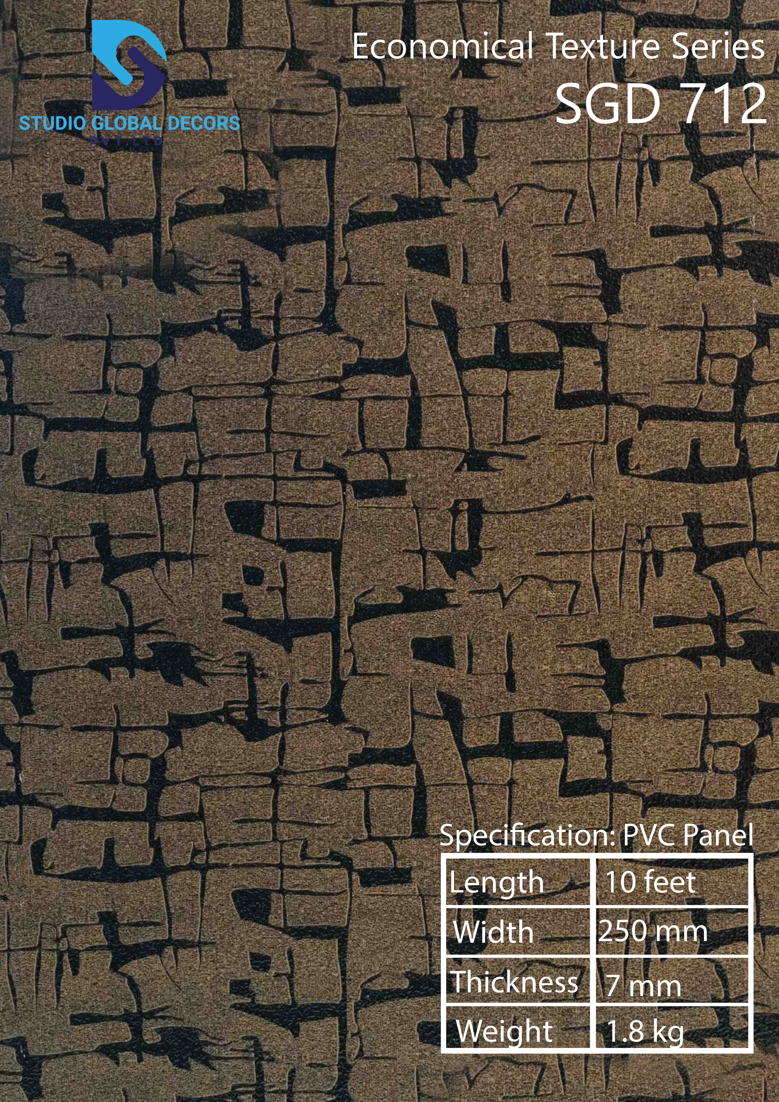 Fire-retardant Printed Pvc Wall Panel - Color: Having More Than 50 Colors