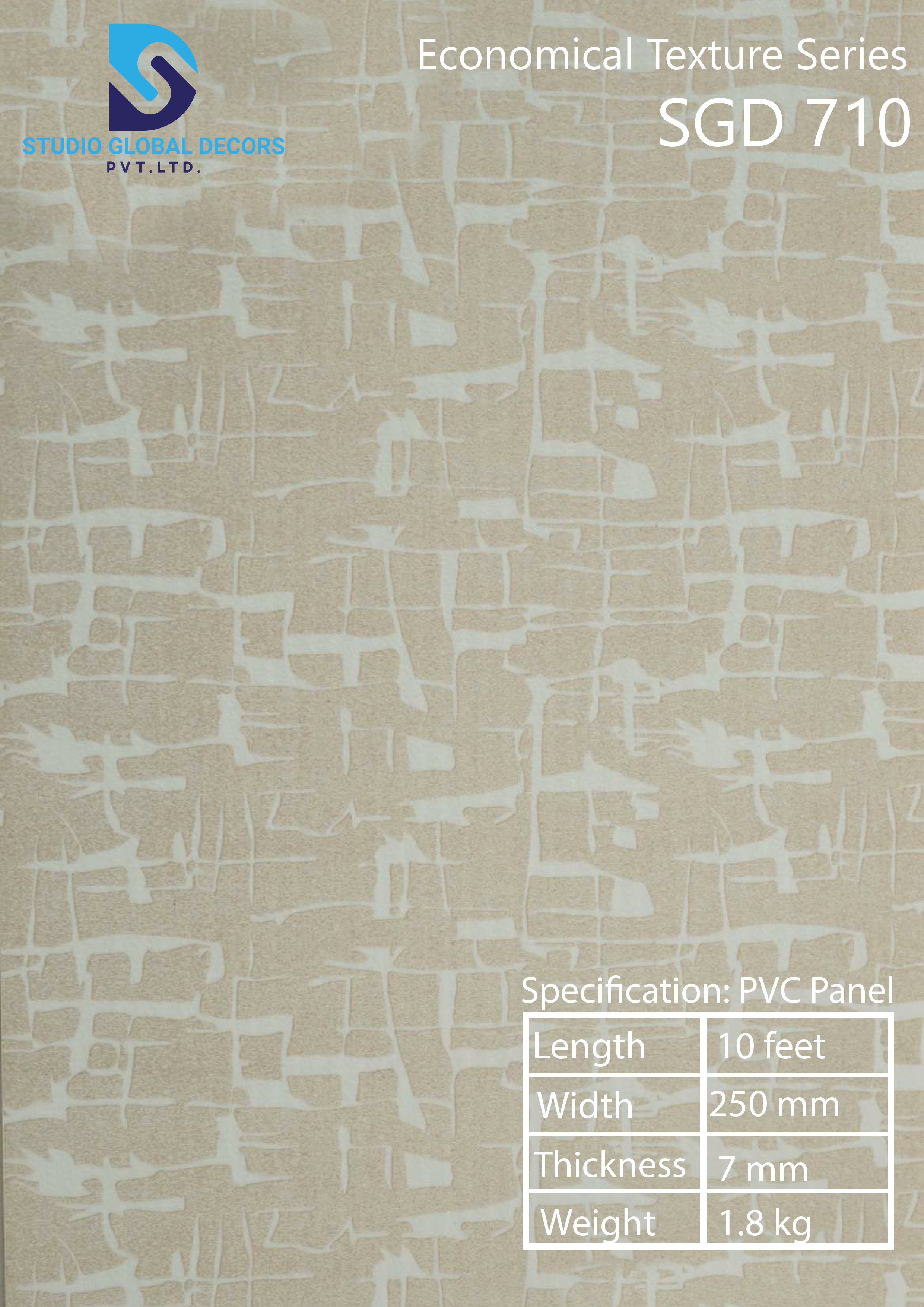 Fire-retardant Printed Pvc Wall Panel - Color: Having More Than 50 Colors