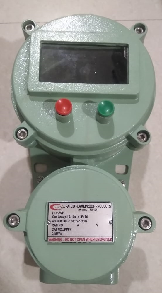 Flameproof Temperature Controller 48 X 96 Mm Glass Window - Cover Material: Extruded Aluminum