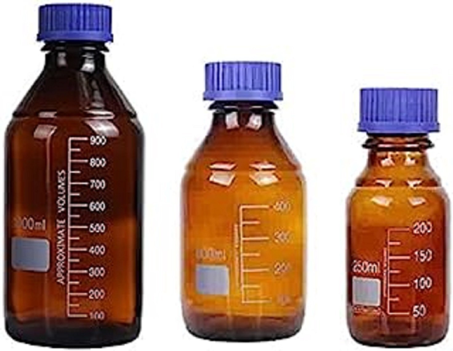 Reagent Bottle Wide Mouth Amber