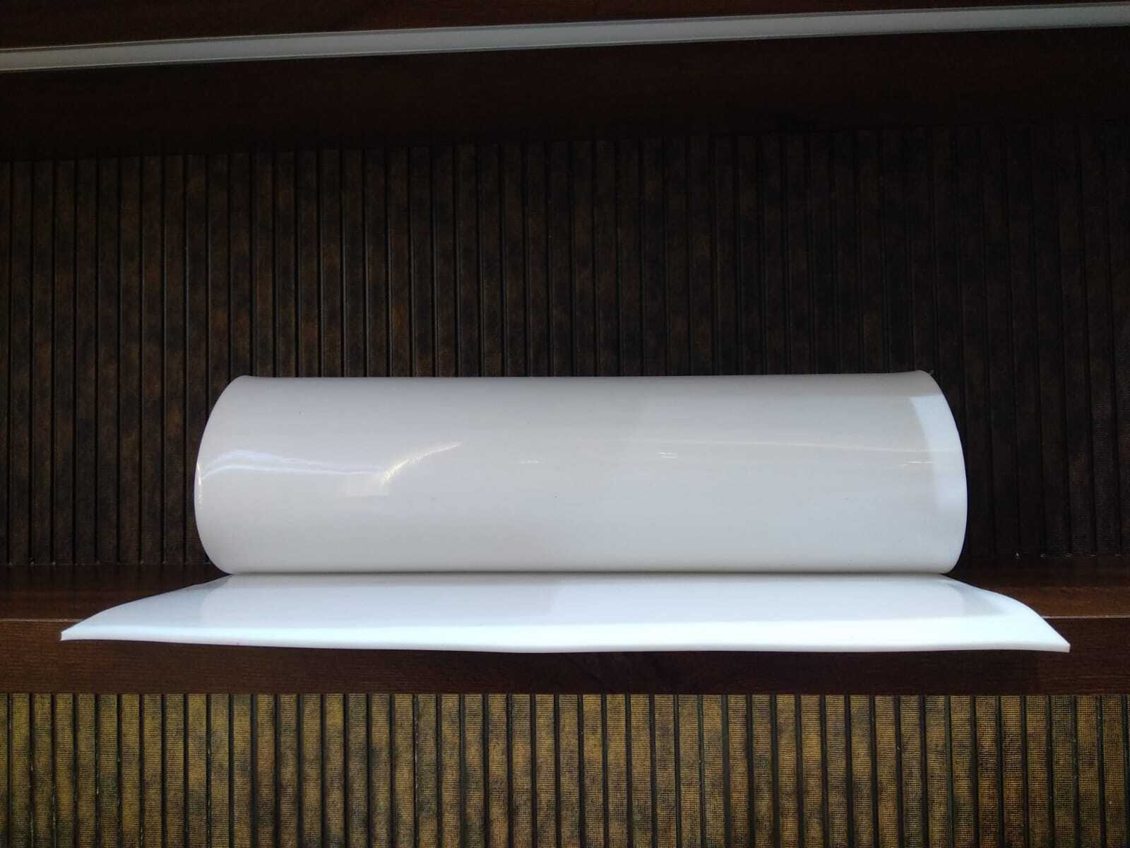 Milky White Silicone Rubber Sheet Length: 10 Meter (M)