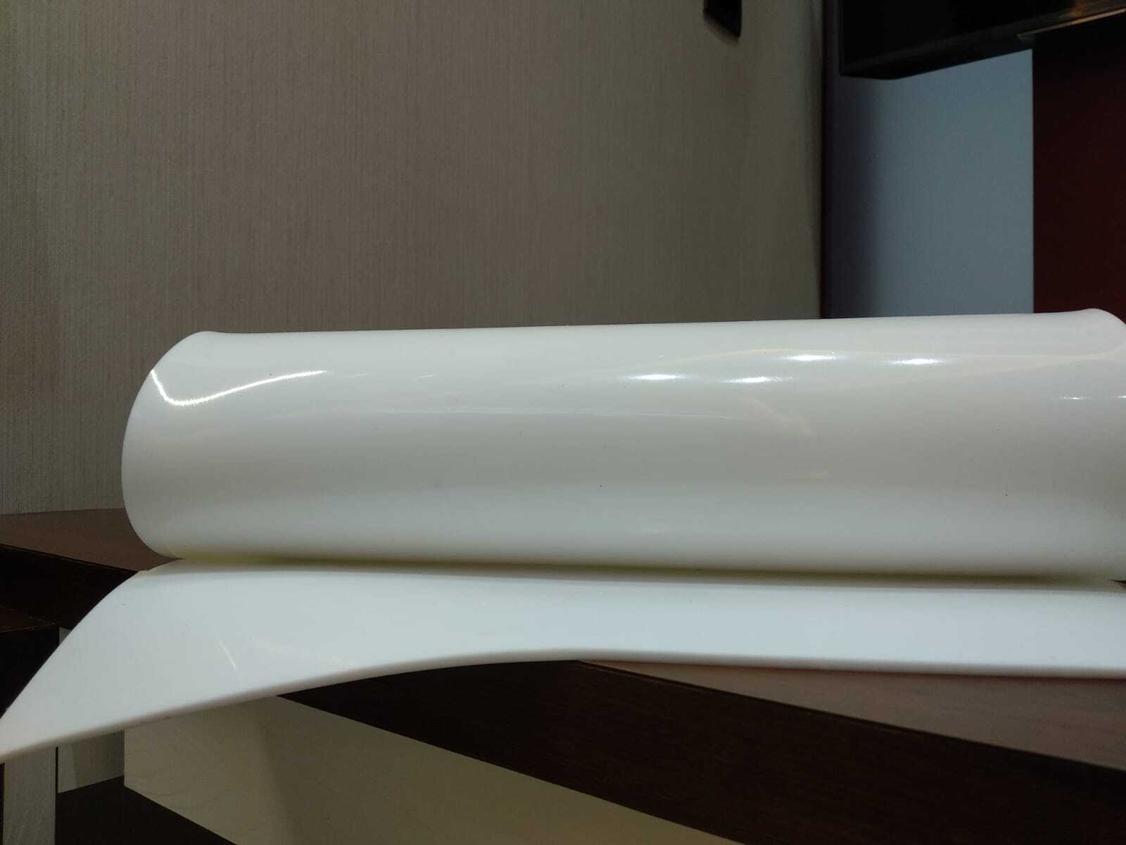 Milky White Silicone Rubber Sheet Length: 10 Meter (M)