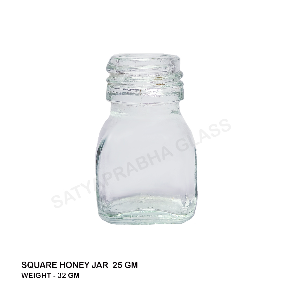Square Honey Bottles