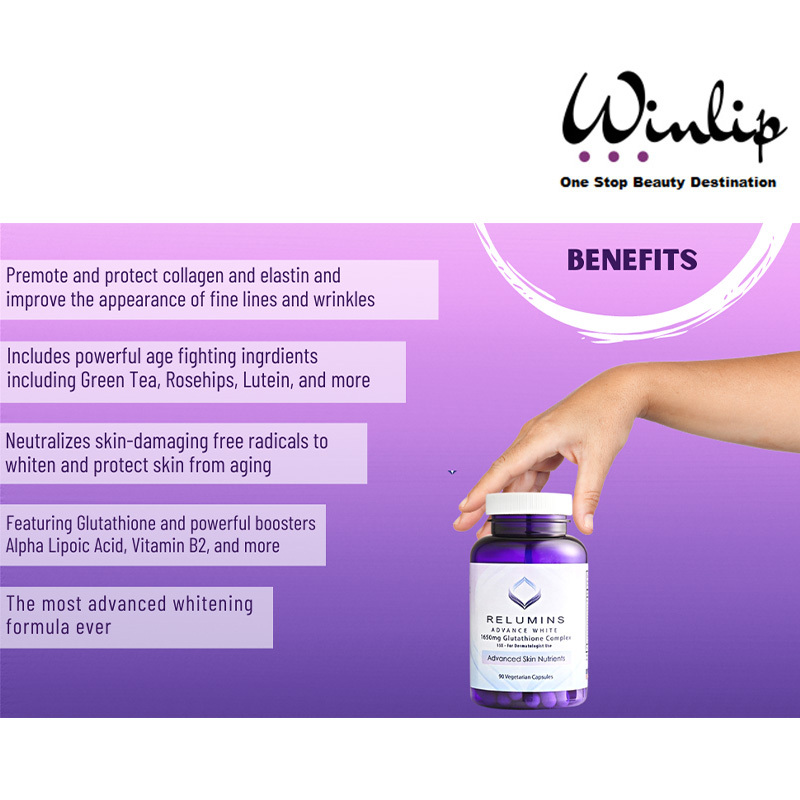 Relumins 1650 Mg Advance White Glutathione Complex - Age Group: Adult