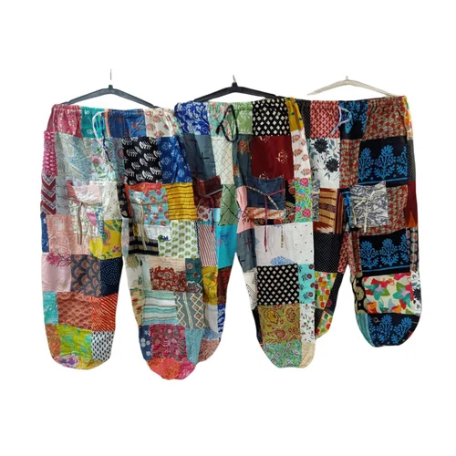 Printed Cotton Pajama - Lightweight Cotton, Customized Sizes, Multicolor Printed Pattern | Breathable Fabric, Elastic Waistband For Comfort