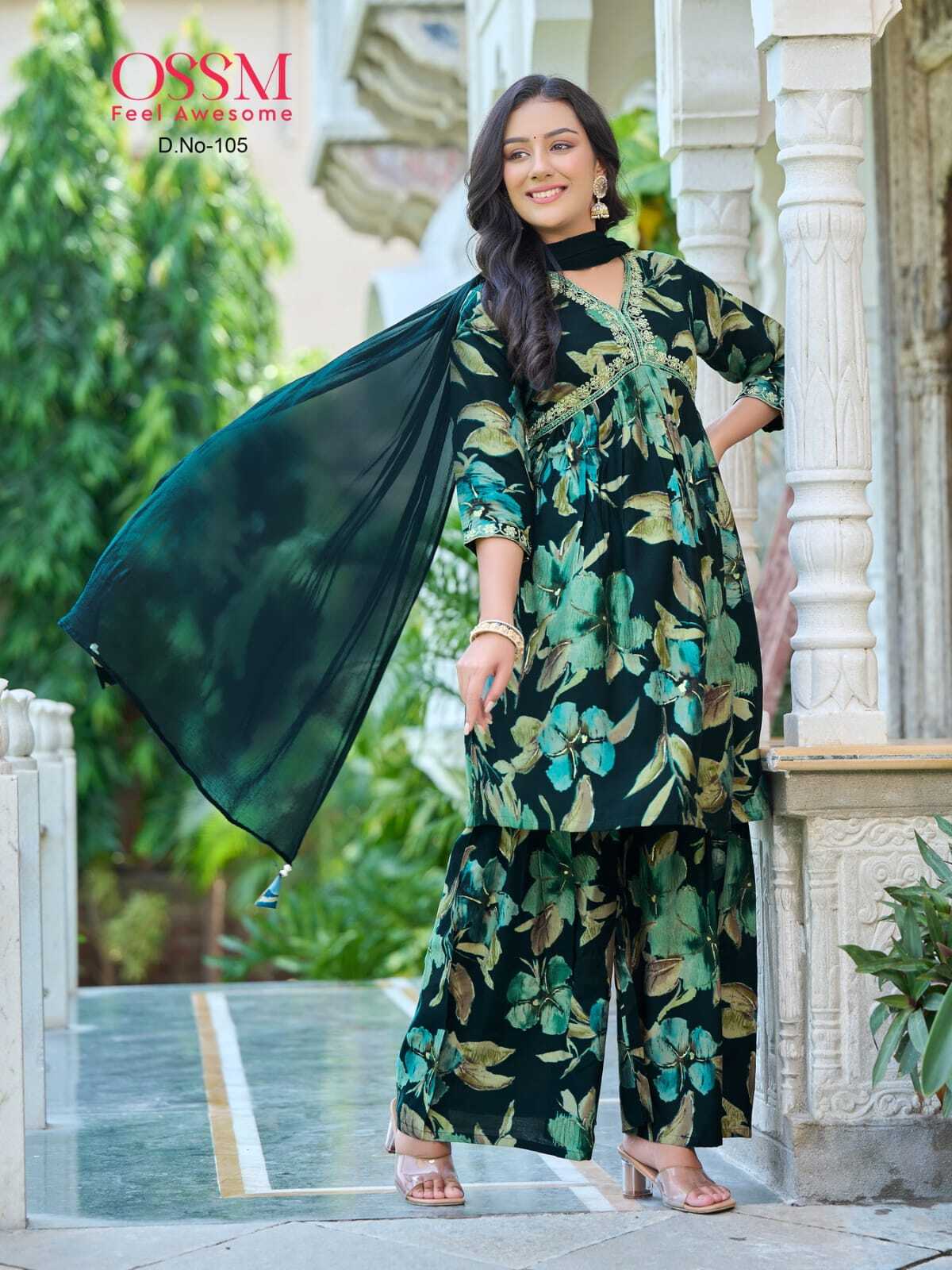 Premium Chanderi Alia Cut Sharara Sets - Color: All Colours