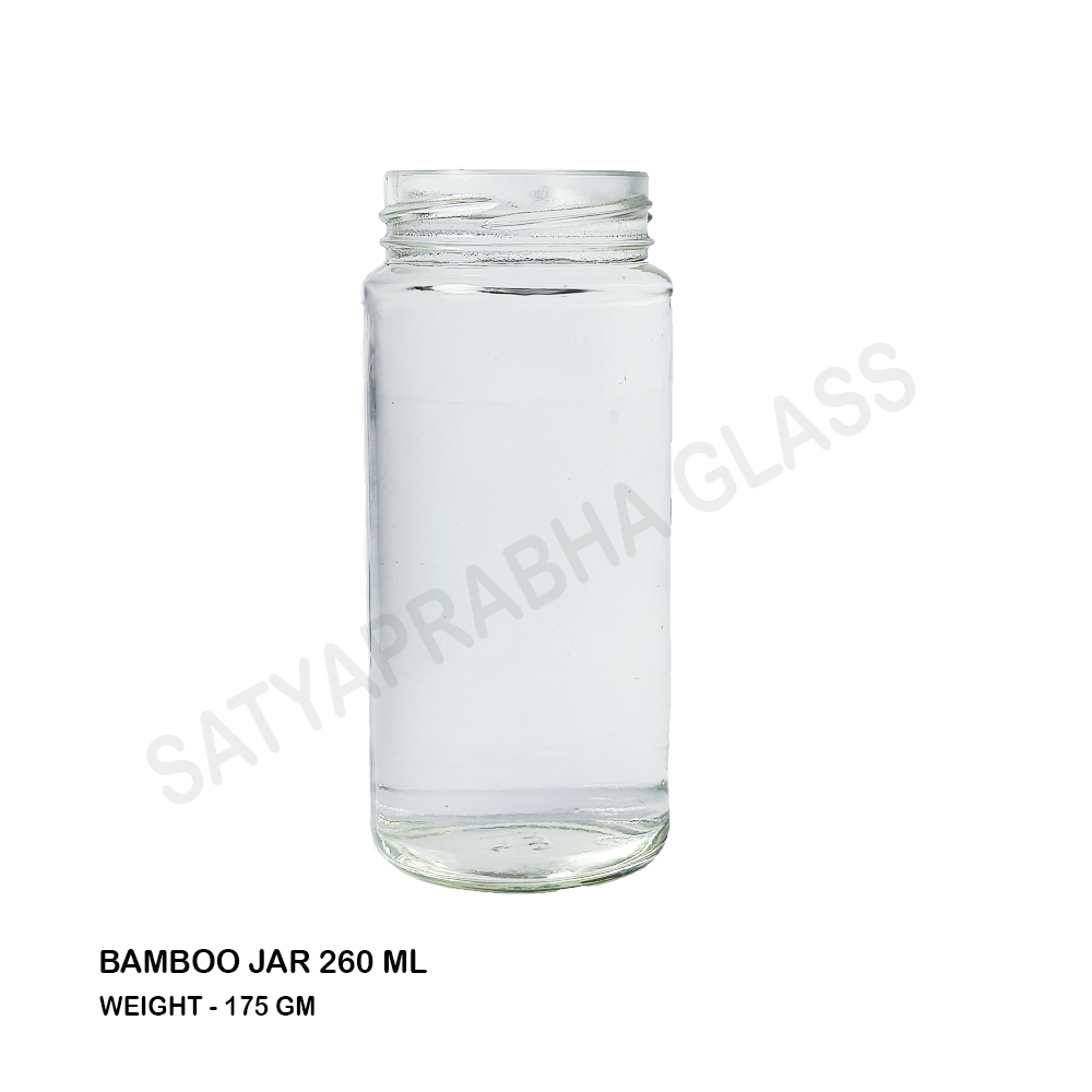 260 Ml Bamboo Jar