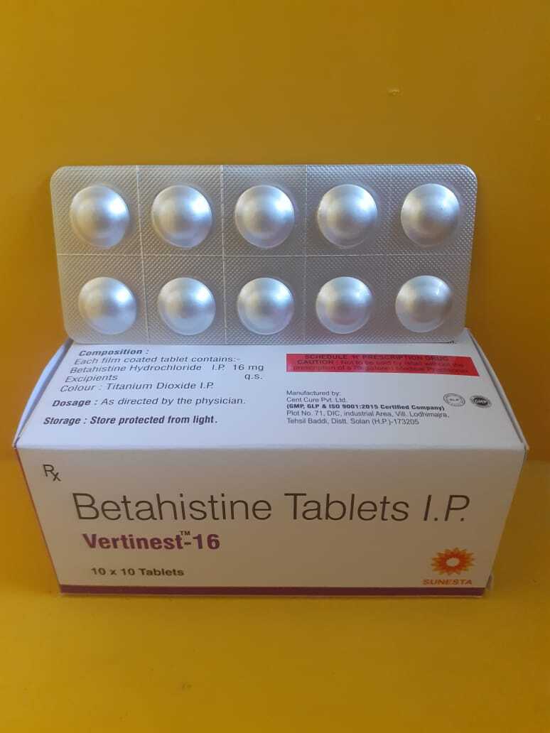 Betahistine Tablet - 20 Tablets Per Box | Effective For Vertigo, Tinnitus & Hearing Loss, Safe For Driving