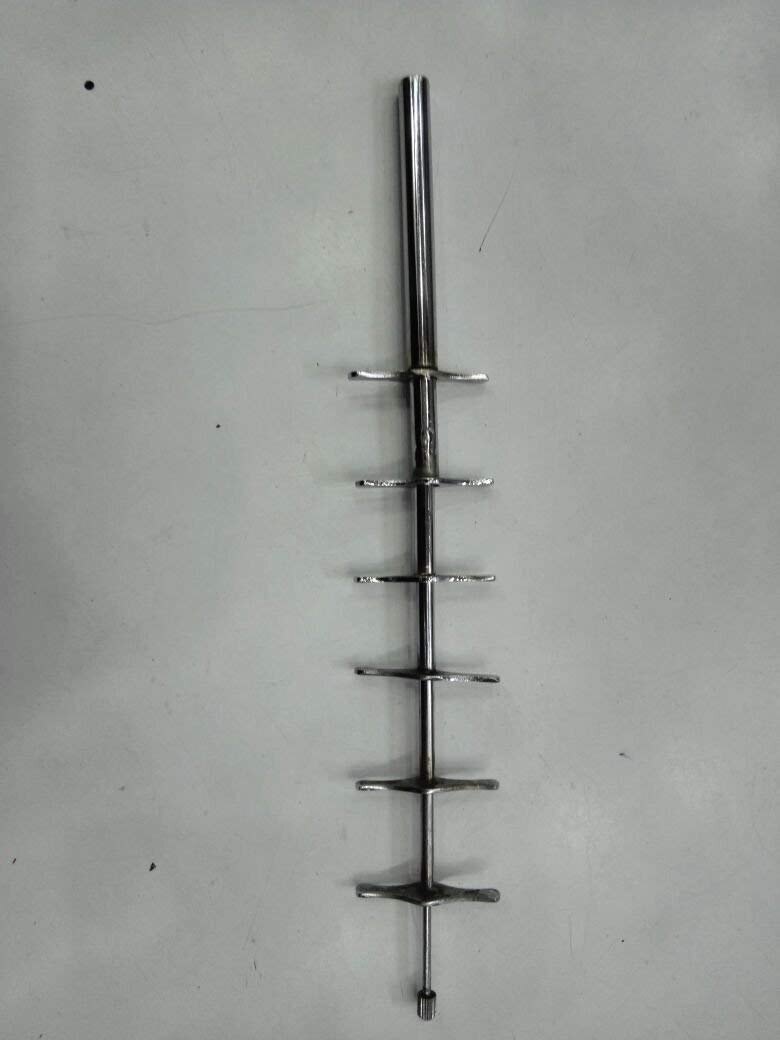 Cork Borer Set Of 6 - Plated Brass Tubing, Hole Diameters: 4-11mm , Strong Yellow Color, Attached Handles For Laboratory Use