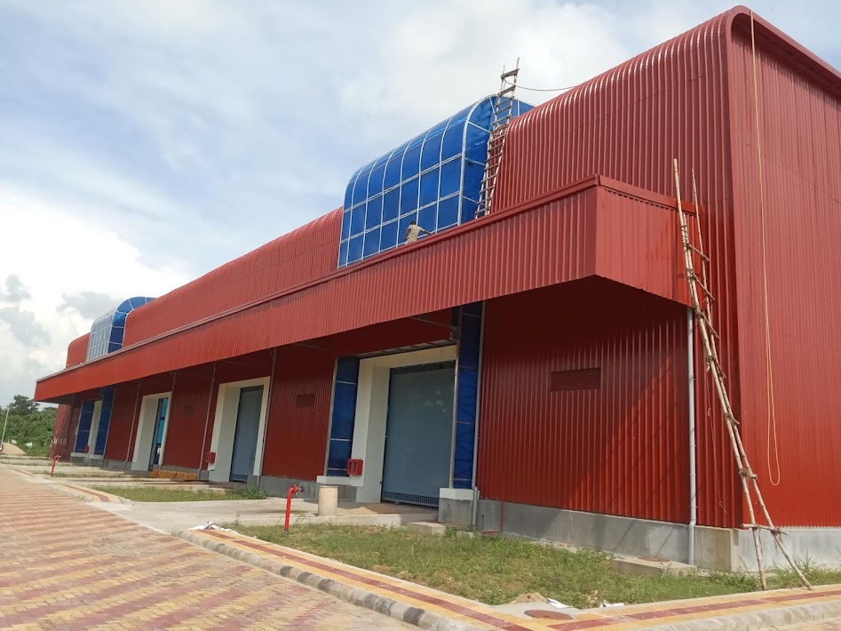 Prefabricated Factory Shed - Pattern: Plain
