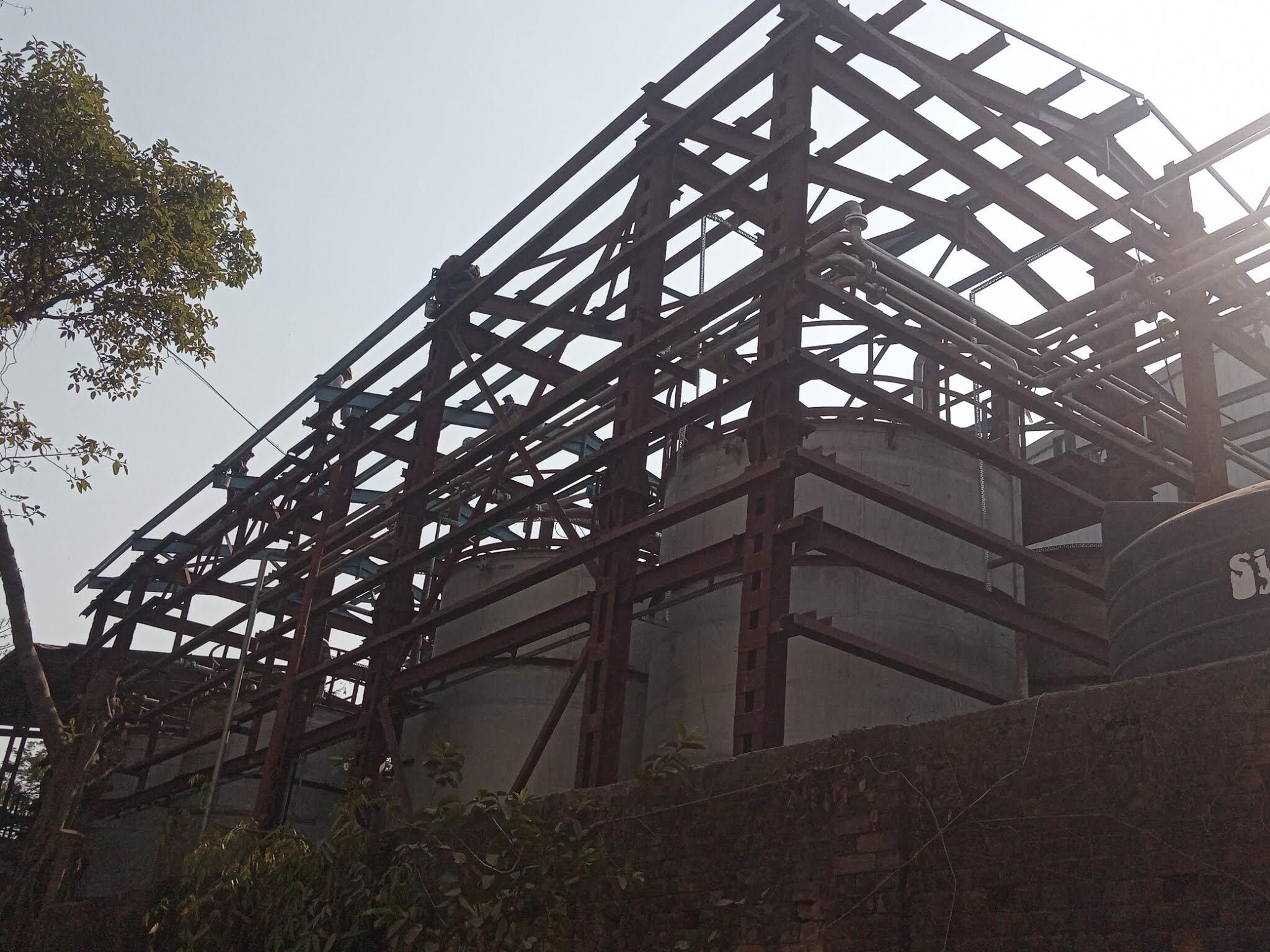 Prefabricated Factory Shed - Pattern: Plain