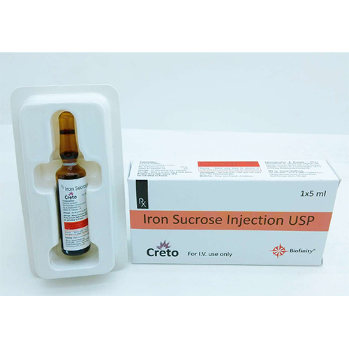आयरन सुक्रोज 20mg 5 Ml इंजेक्शन
