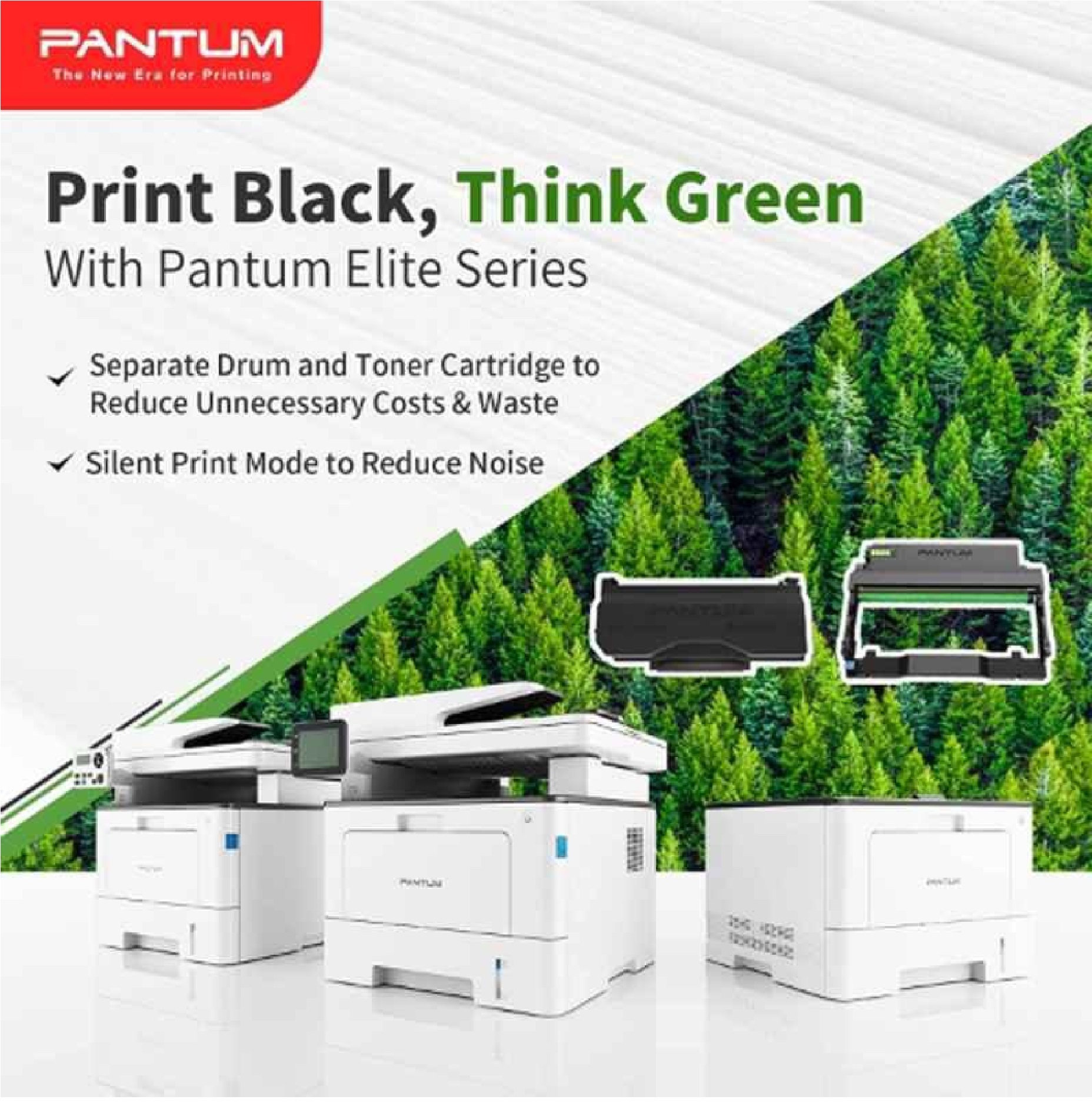 Pantum Bm 5100adw 40ppm High Speed Wifi Multi Function Laser Printer
