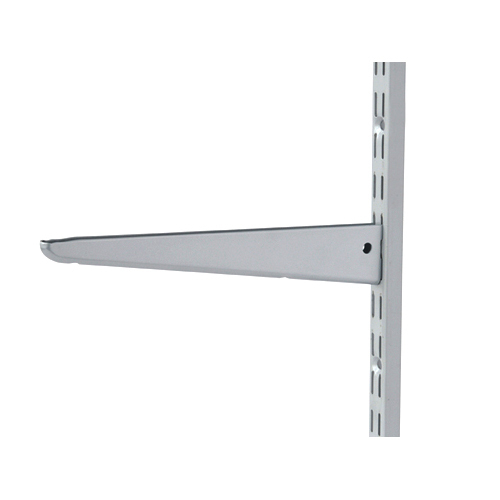 Double Slotted Channel - Mild Steel, 6ft Size, White Color | Industrial Display Rack Accessory, Powder Coated Finish, 1 kg Weight