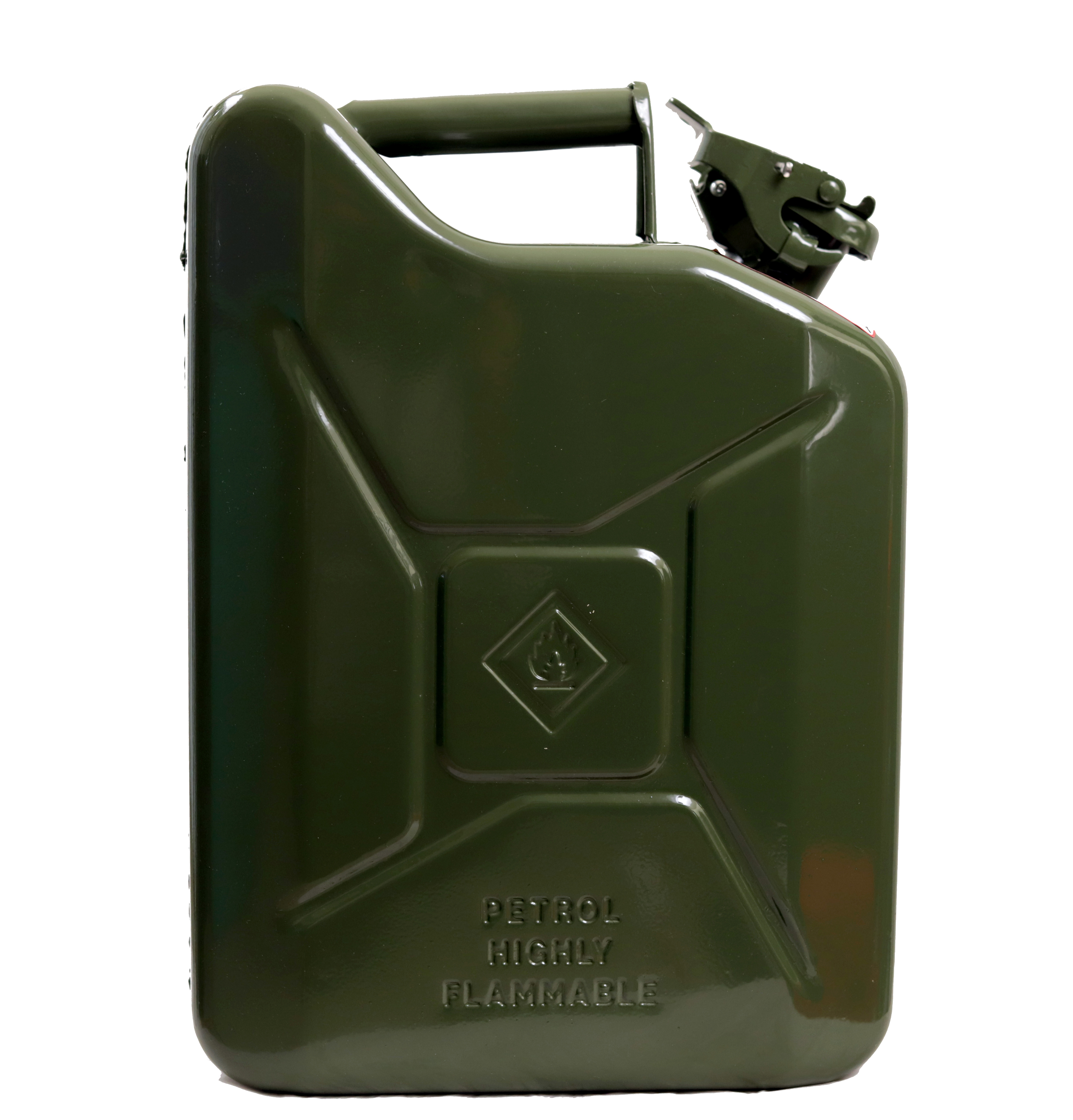 Fuel Stell Jery Can 10 Liter - Color: Jerry Green