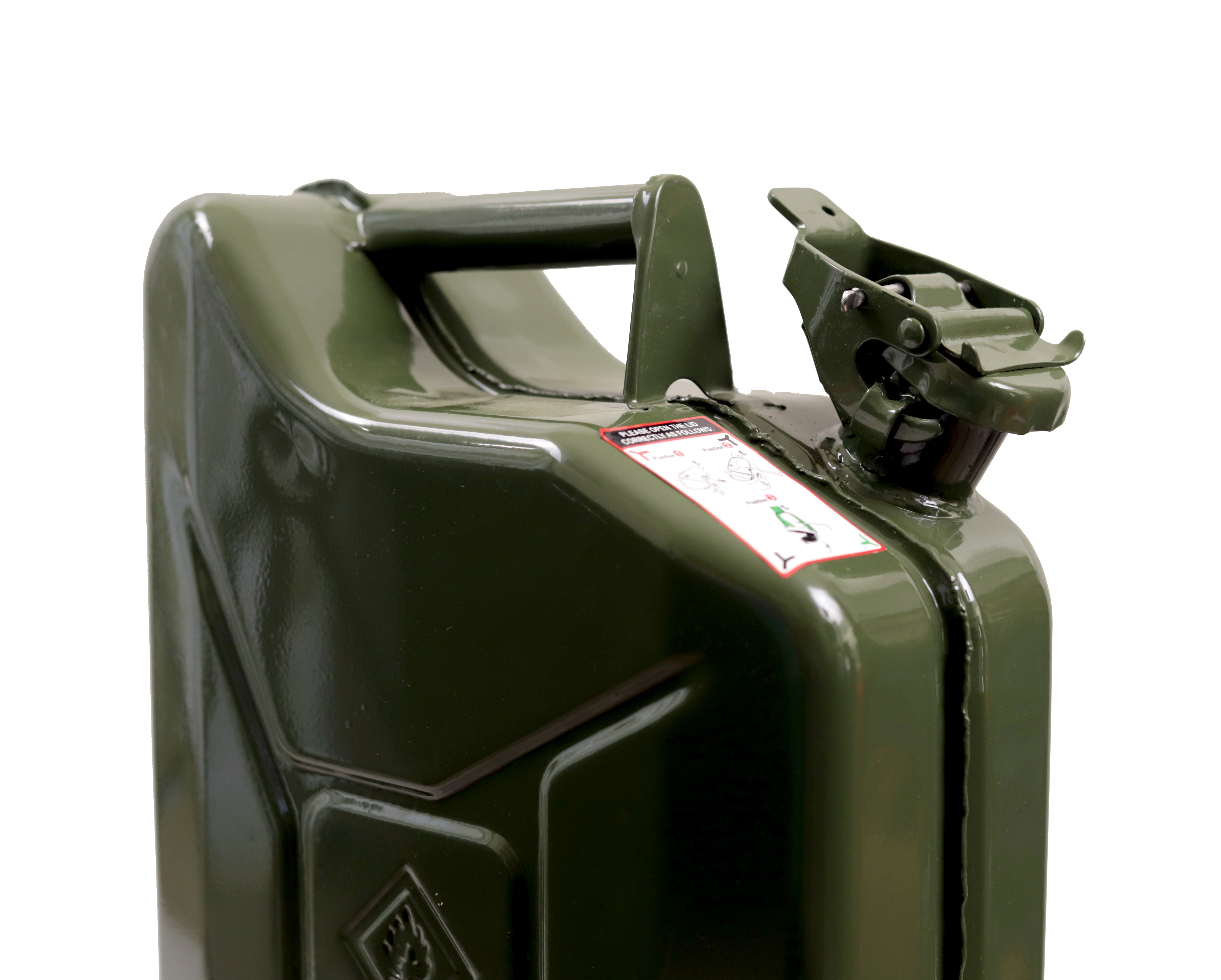 Fuel Stell Jery Can 10 Liter - Color: Jerry Green