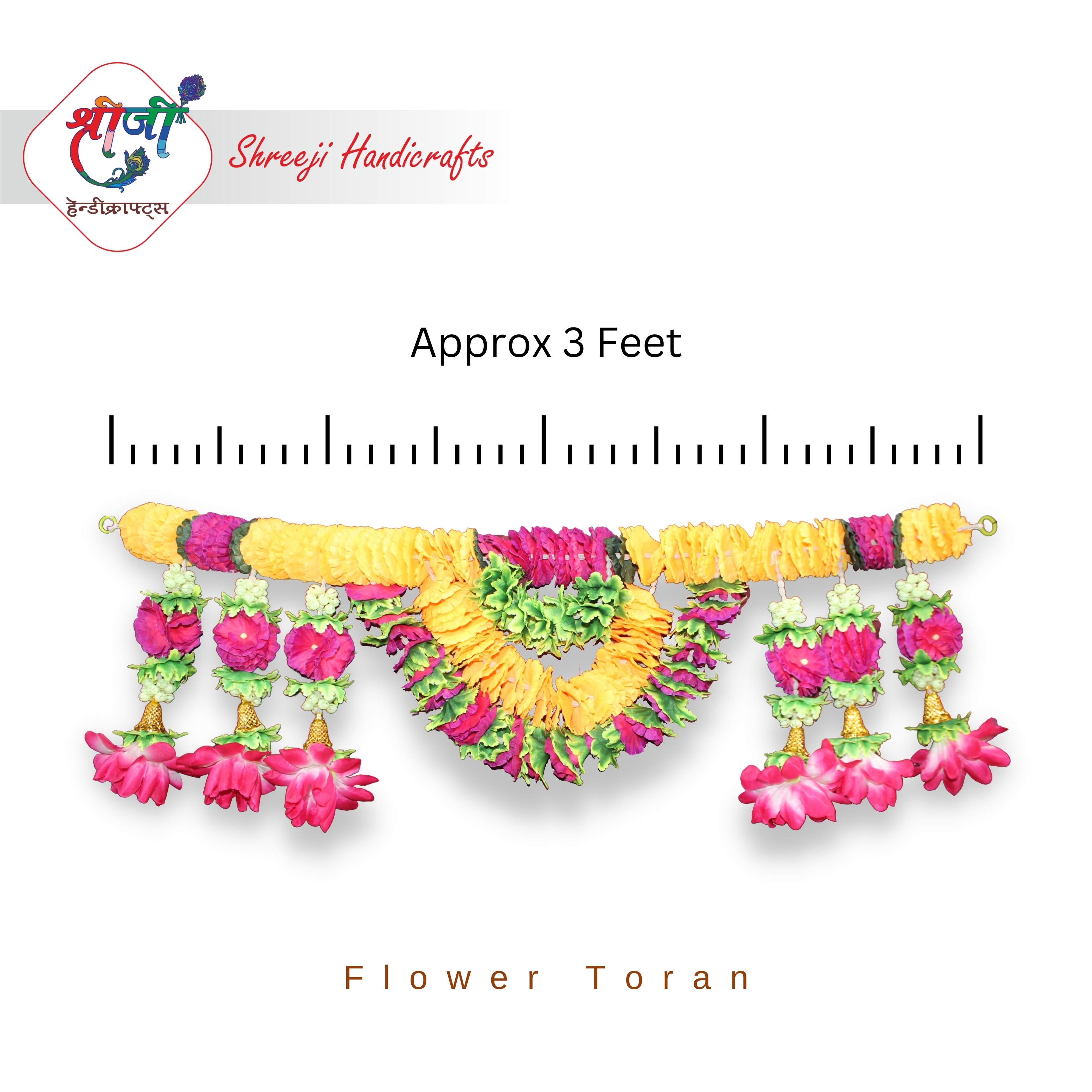 Flower Toran (3ft)