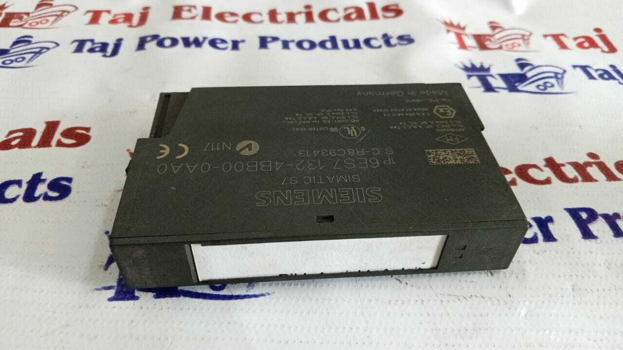 Siemens 6es7 132-4bb00-0aa0 Plc - 5 Electronic Modules For Et 200s, 15 Mm Width, Dc 24v/0.5a | Data Acquisition, Flexible Control, Modular Design, Reliable Operation