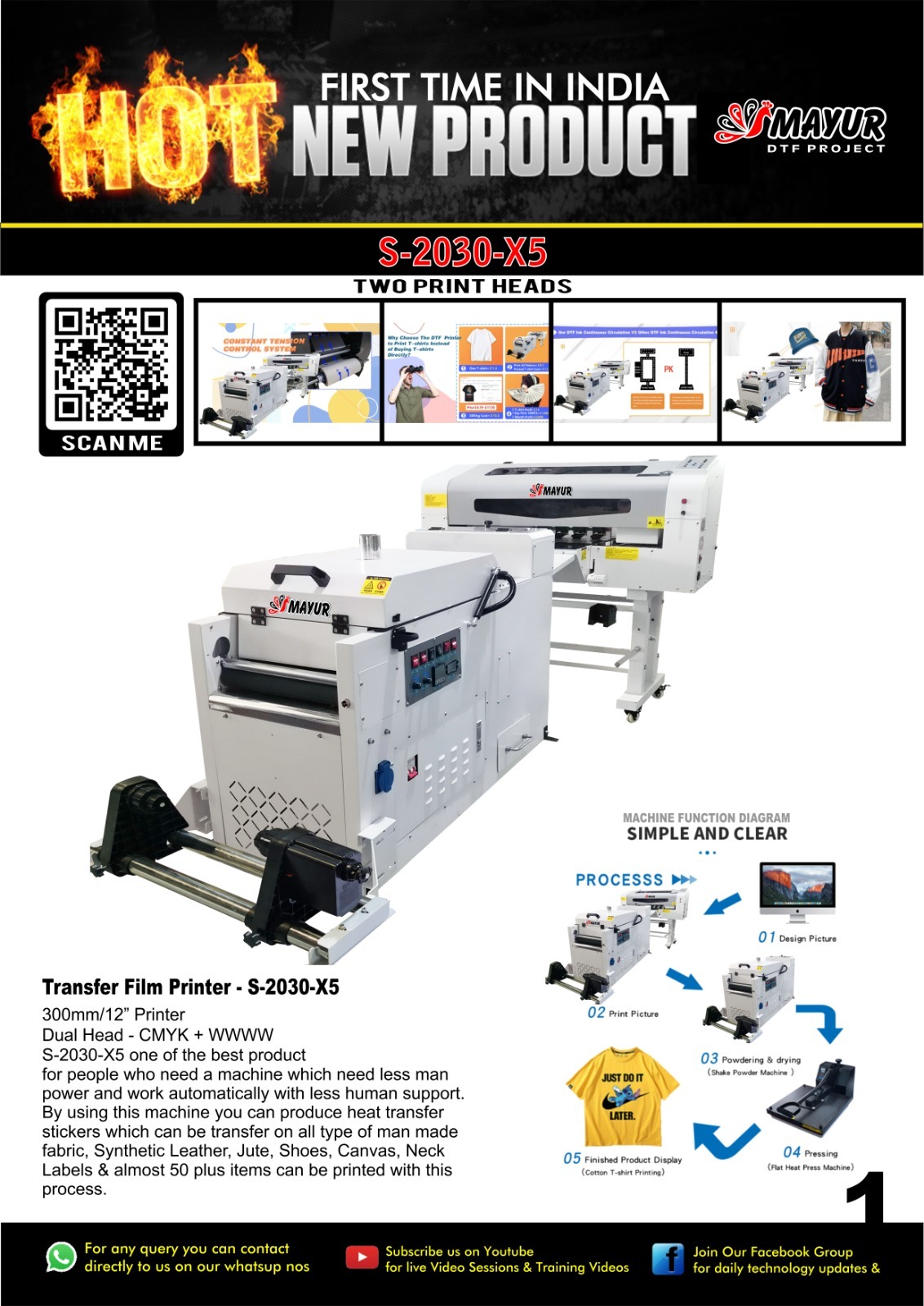 30cm Dtf Printer - Automatic Grade: Automatic