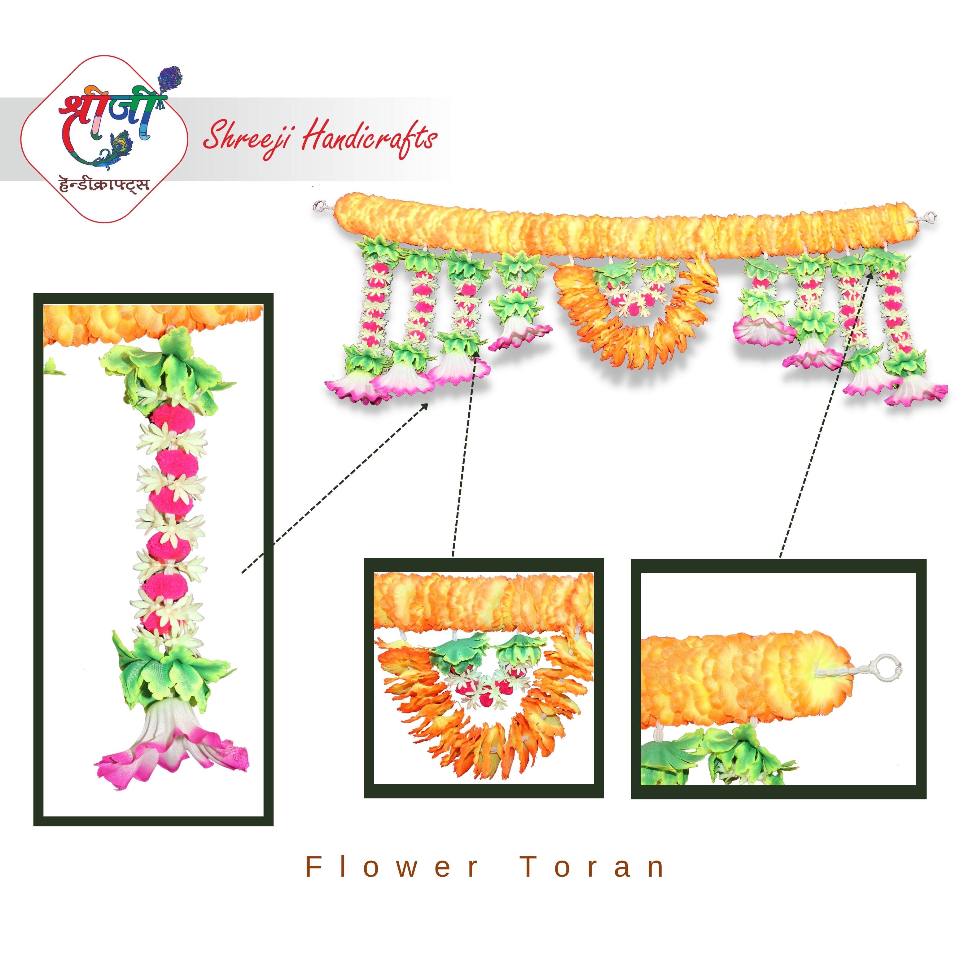 Flower Toran 3ft (2)