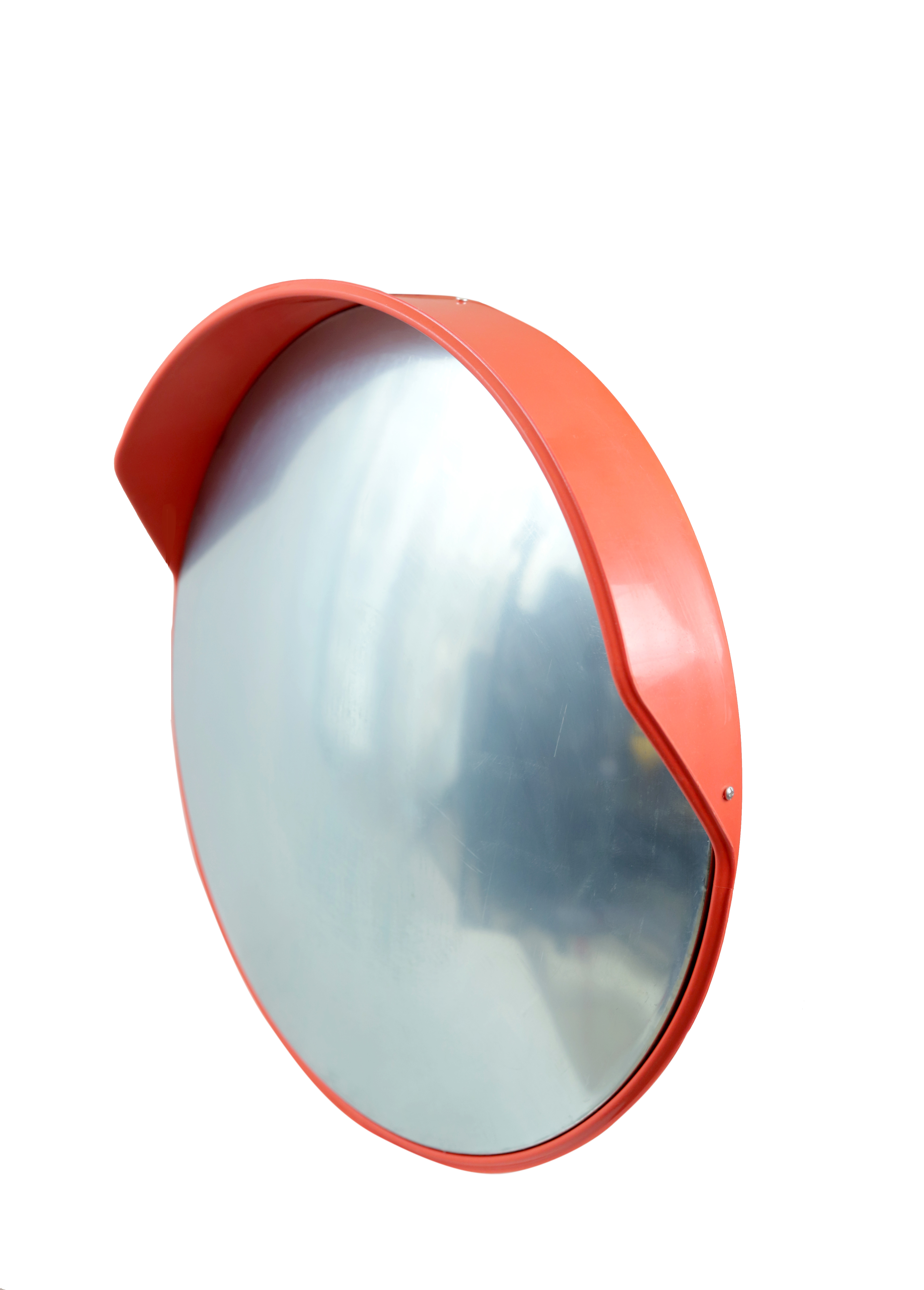 Convex Mirror - Polycarbonate 24 Inch | Wide-angle Viewing, Weather-resistant, Adjustable Mounting, Ideal For Road Safety