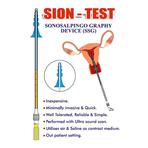 Sonosalpingography Device - Medical Grade Plastic, Disposable 50's Pack | Single Use, Non-reusable, Designed For Clinical Applications
