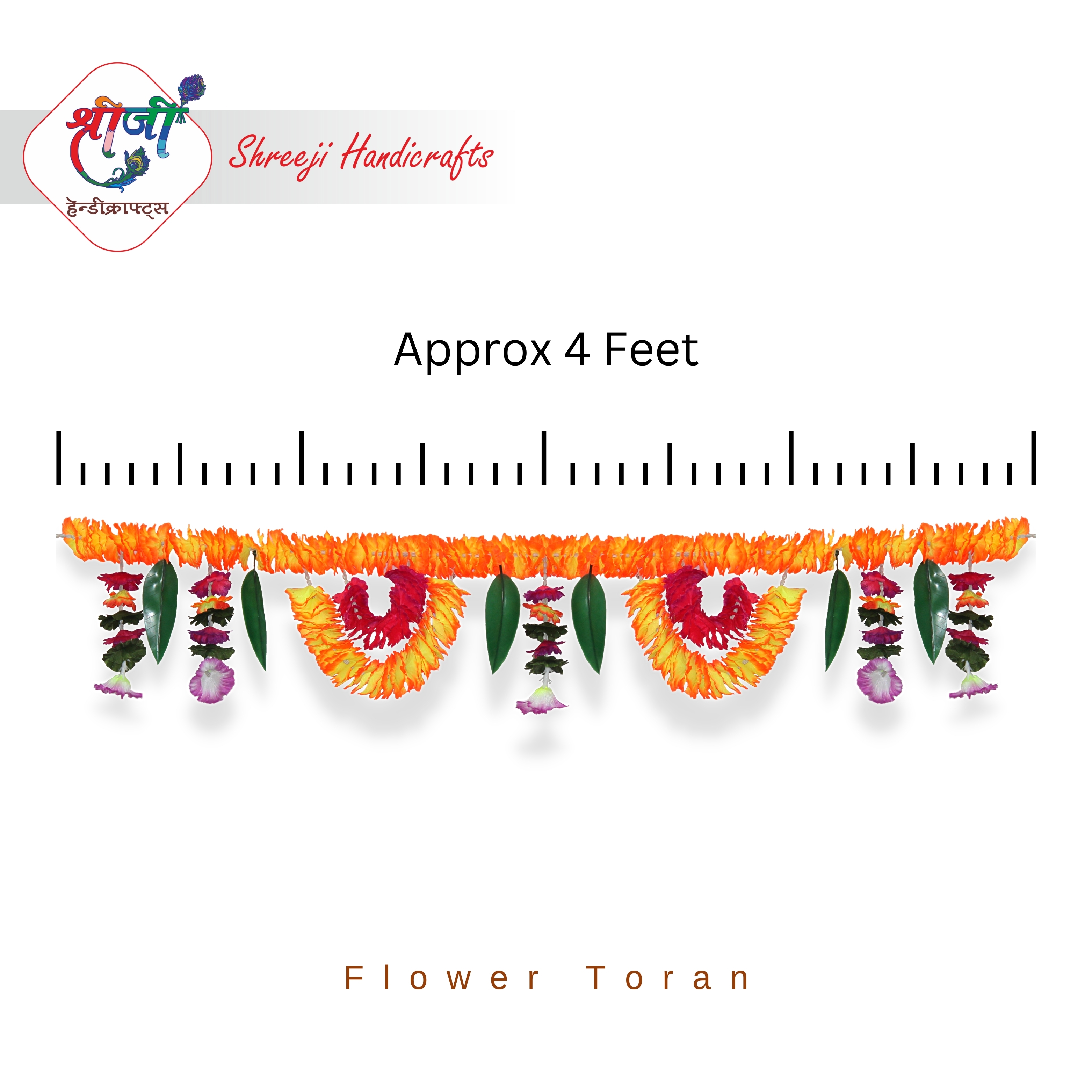 Flower Toran 4ft (2)