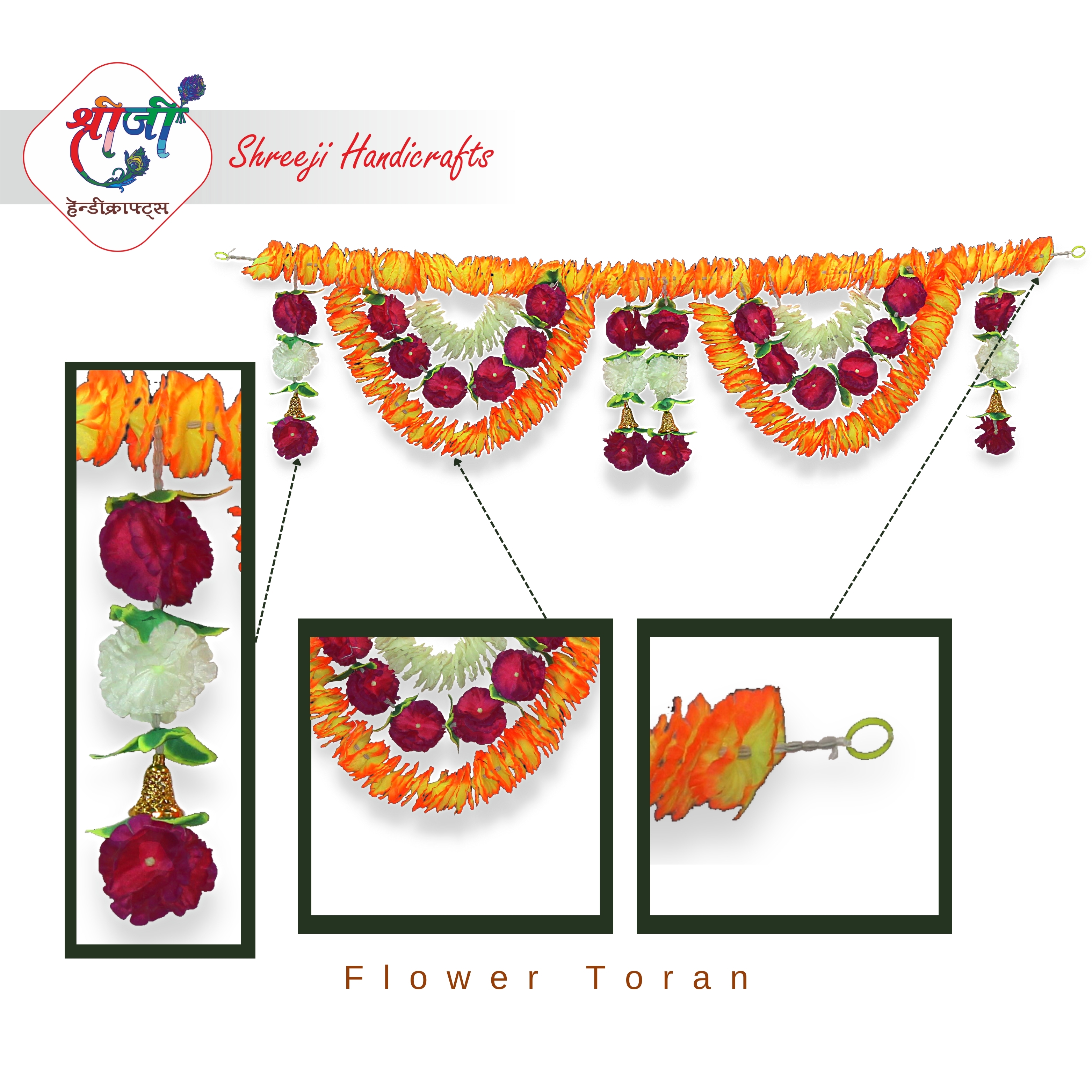 Flower Toran 4ft (4)