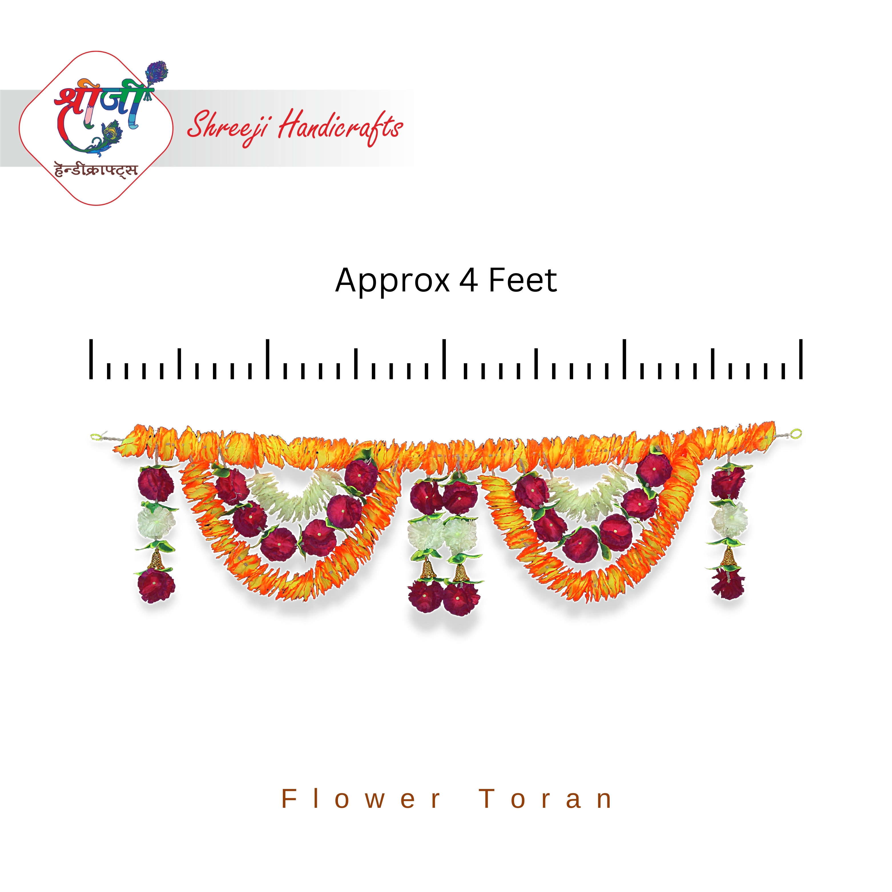 Flower Toran 4ft (4)